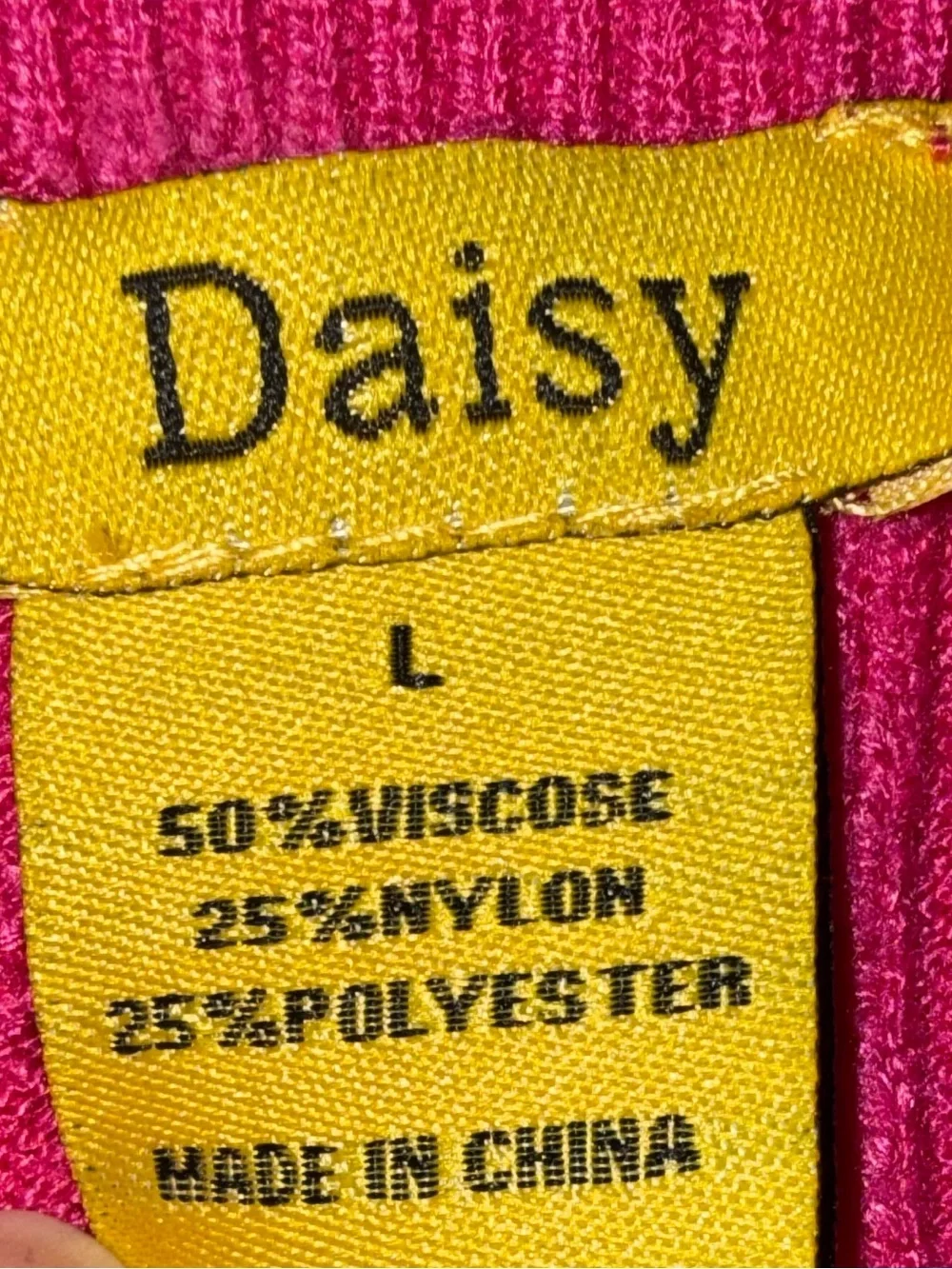 Daisy Pink Cable Knit Viscose Lounge Set Size Large Matching Tank & Shorts beach
